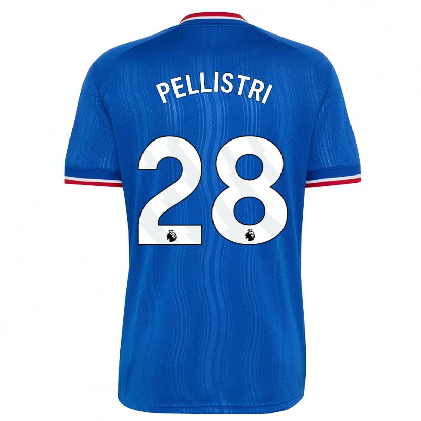 Danxen Damen Facundo Pellistri #28 Blau Weiß Rot Auswärtstrikot Trikot 2026/27 T-Shirt