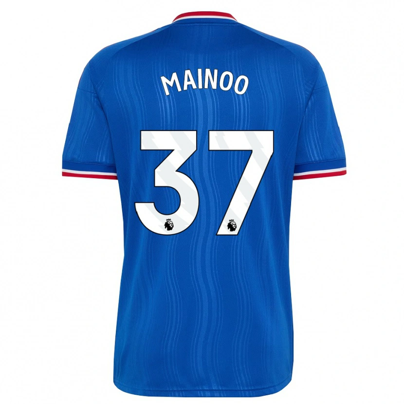 Danxen Damen Kobbie Mainoo #37 Blau Weiß Rot Auswärtstrikot Trikot 2026/27 T-Shirt