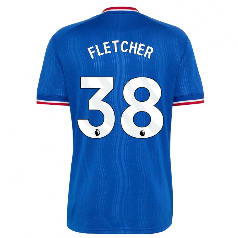 Danxen Damen Jack Fletcher #38 Blau Weiß Rot Auswärtstrikot Trikot 2026/27 T-Shirt