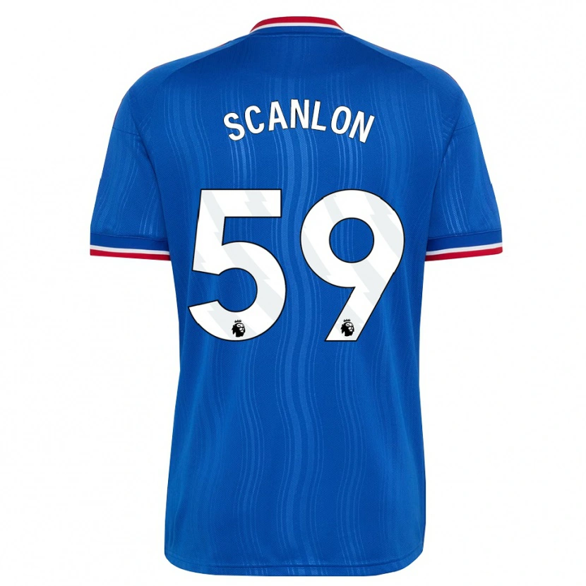 Danxen Damen James Scanlon #59 Blau Weiß Rot Auswärtstrikot Trikot 2026/27 T-Shirt
