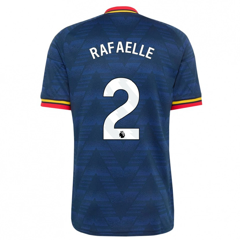 Danxen Damen Rafaelle Souza #2 Mitternachtsblau Gelb Rot Auswärtstrikot Trikot 2026/27 T-Shirt