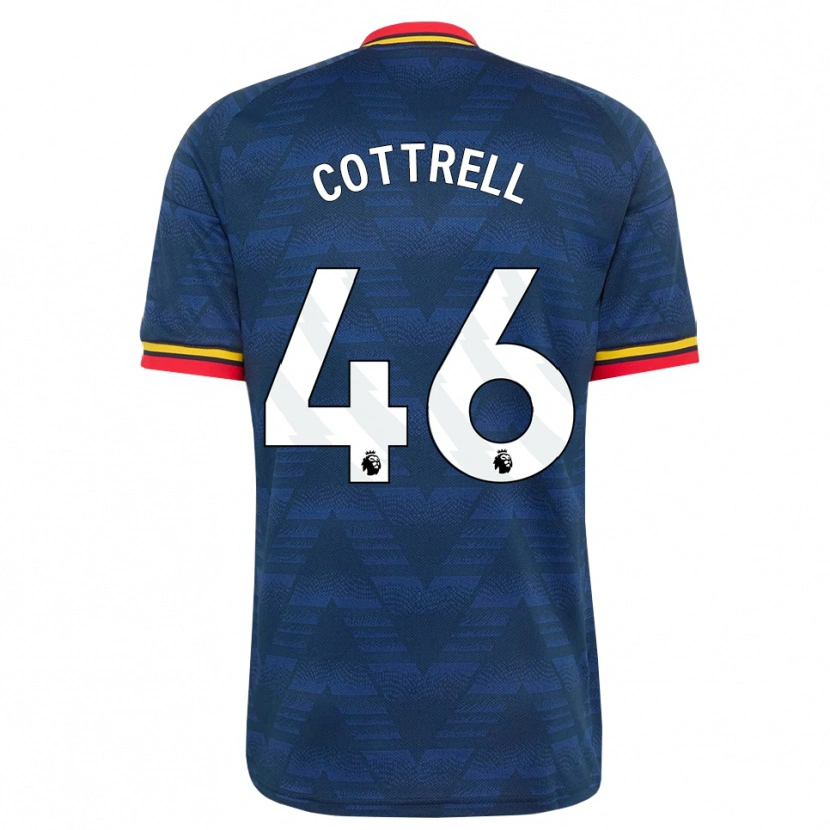Danxen Damen Ben Cottrell #46 Mitternachtsblau Gelb Rot Auswärtstrikot Trikot 2026/27 T-Shirt