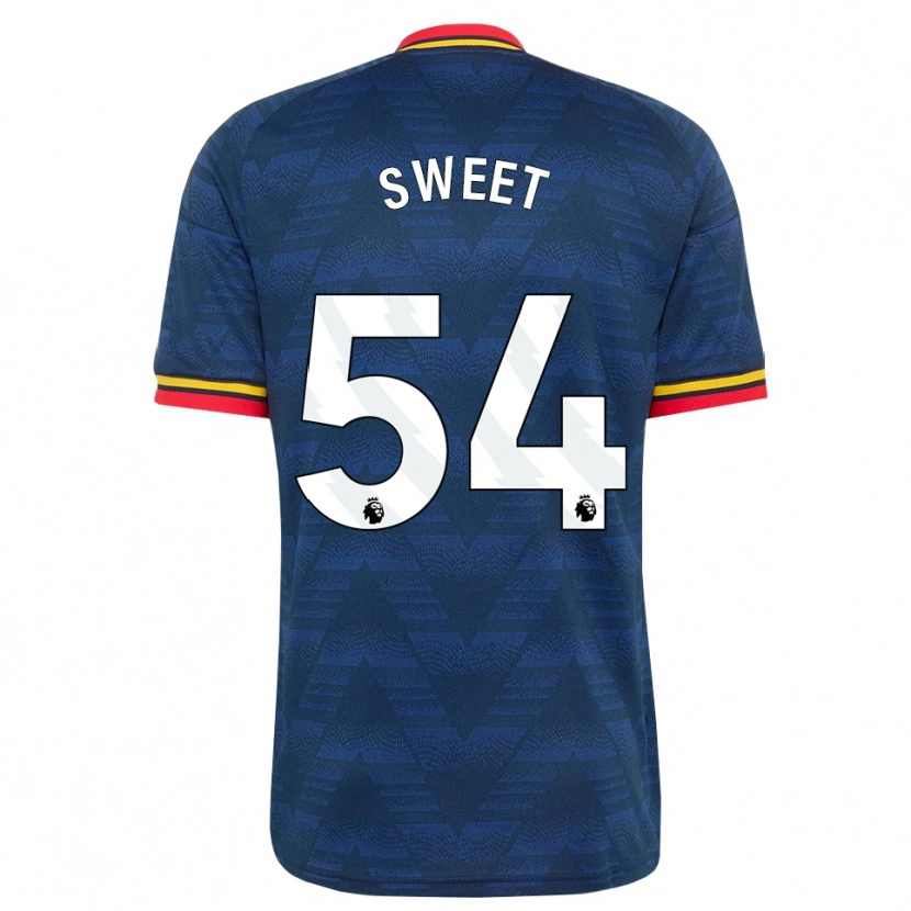 Danxen Damen Will Sweet #54 Mitternachtsblau Gelb Rot Auswärtstrikot Trikot 2026/27 T-Shirt