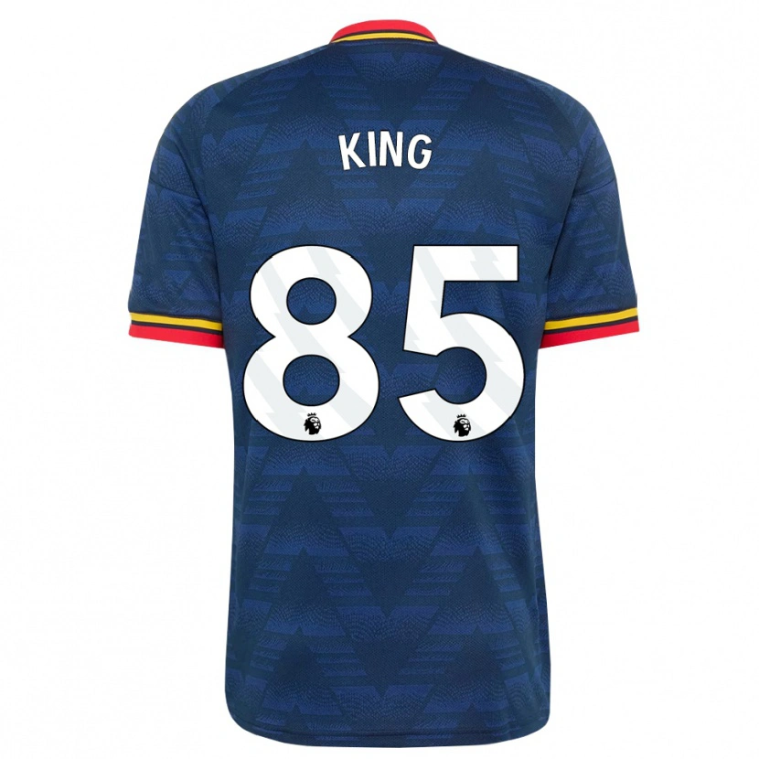 Danxen Damen Josiah King #85 Mitternachtsblau Gelb Rot Auswärtstrikot Trikot 2026/27 T-Shirt