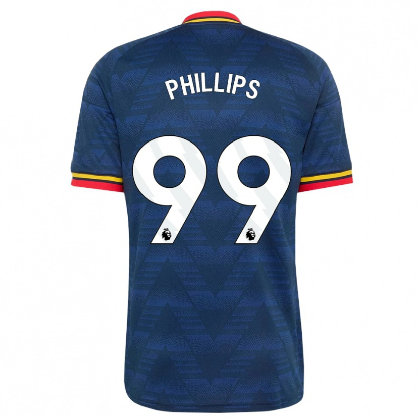 Danxen Damen Charlie Phillips #99 Mitternachtsblau Gelb Rot Auswärtstrikot Trikot 2026/27 T-Shirt