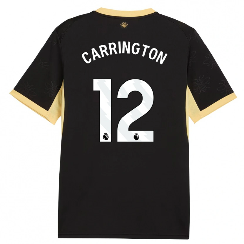 Danxen Damen Theo Carrington #12 Schwarz Gelb Auswärtstrikot Trikot 2026/27 T-Shirt