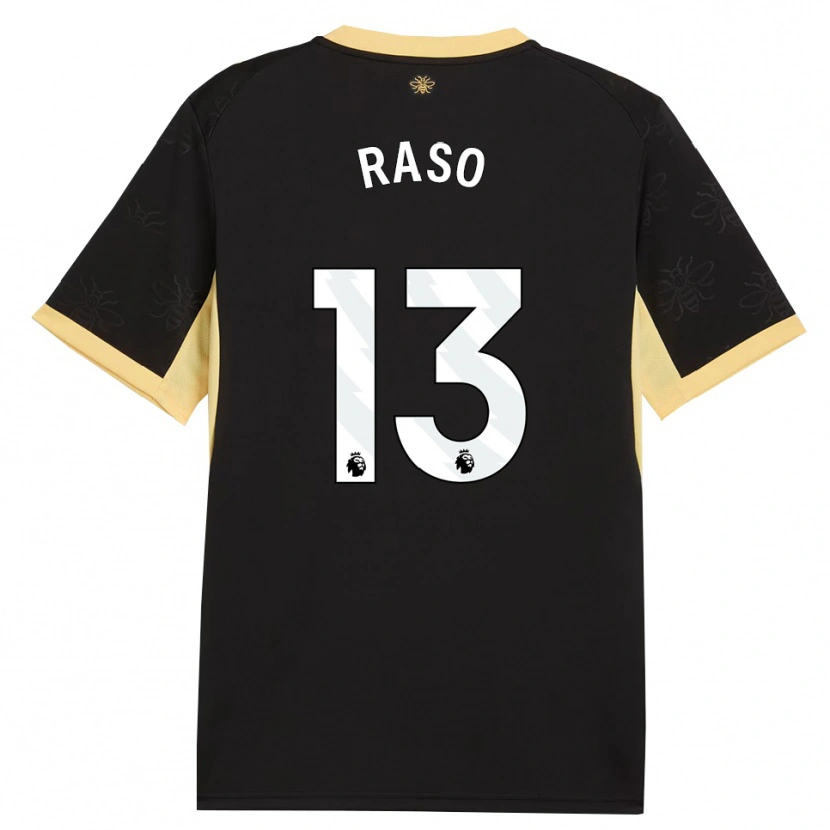 Danxen Damen Hayley Raso #13 Schwarz Gelb Auswärtstrikot Trikot 2026/27 T-Shirt