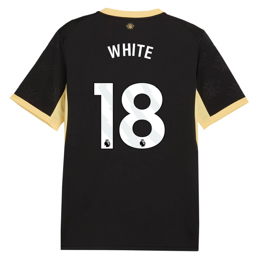 Danxen Damen Ellen White #18 Schwarz Gelb Auswärtstrikot Trikot 2026/27 T-Shirt