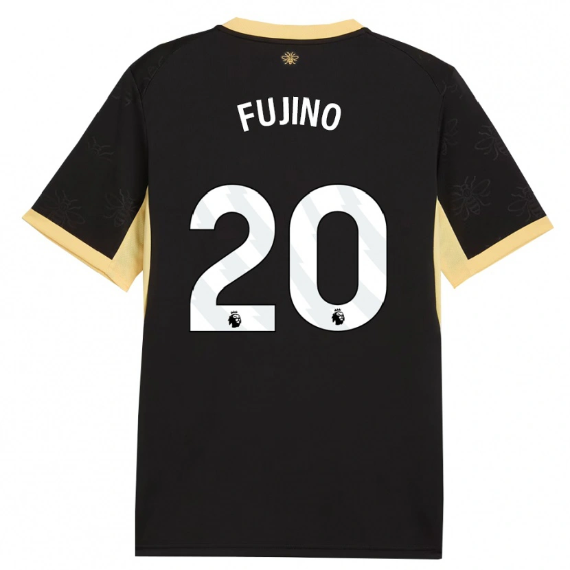 Danxen Damen Aoba Fujino #20 Schwarz Gelb Auswärtstrikot Trikot 2026/27 T-Shirt