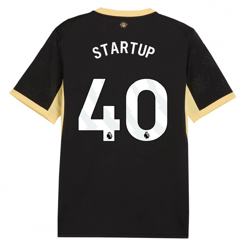 Danxen Damen Katie Startup #40 Schwarz Gelb Auswärtstrikot Trikot 2026/27 T-Shirt