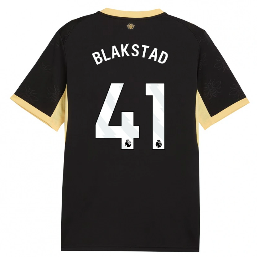 Danxen Damen Julie Blakstad #41 Schwarz Gelb Auswärtstrikot Trikot 2026/27 T-Shirt