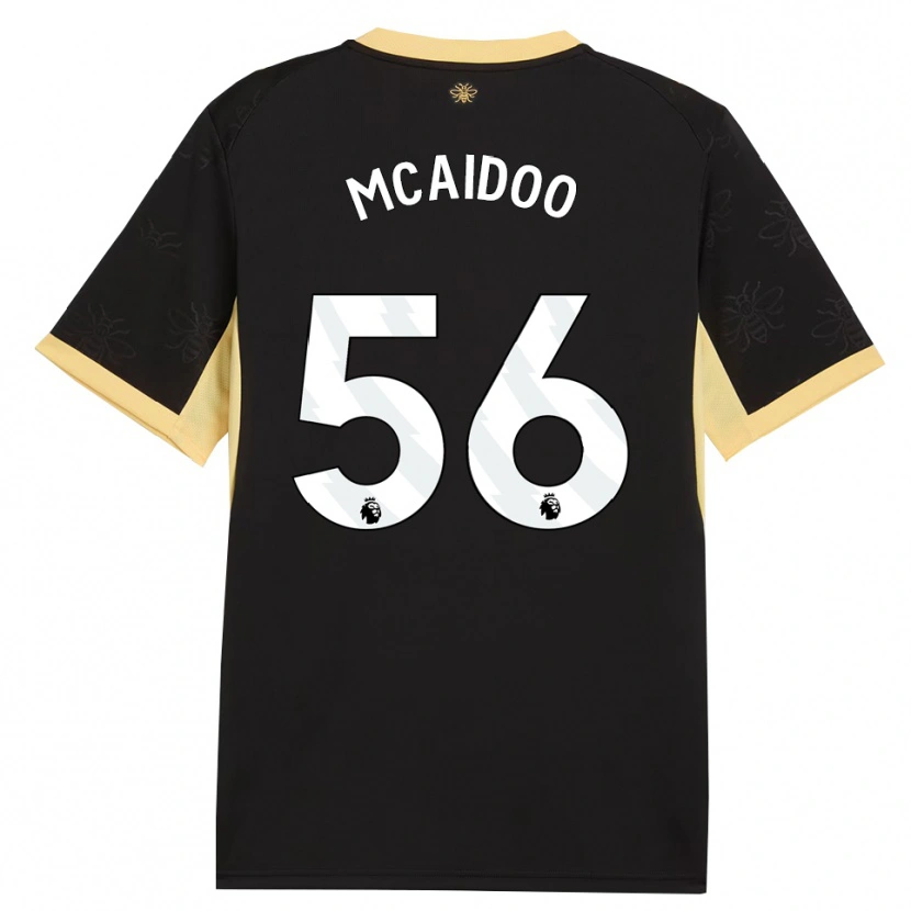 Danxen Damen Ryan Mcaidoo #56 Schwarz Gelb Auswärtstrikot Trikot 2026/27 T-Shirt