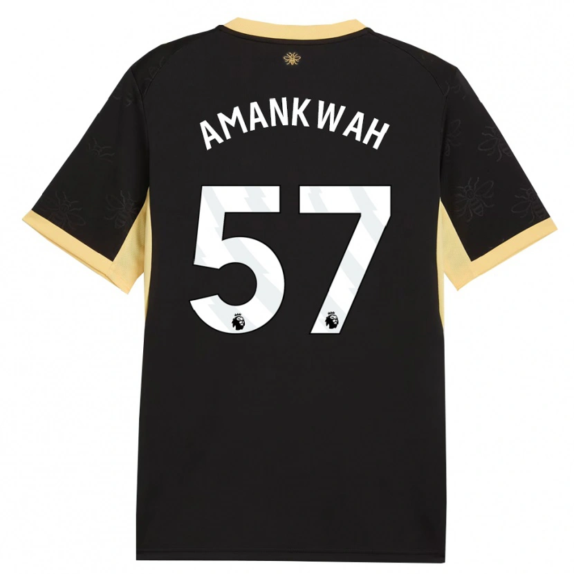 Danxen Damen Yeboah Amankwah #57 Schwarz Gelb Auswärtstrikot Trikot 2026/27 T-Shirt