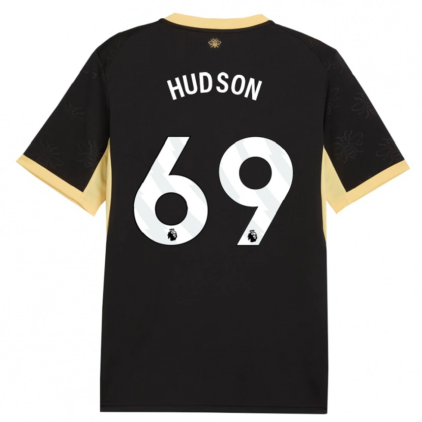 Danxen Damen Max Hudson #69 Schwarz Gelb Auswärtstrikot Trikot 2026/27 T-Shirt