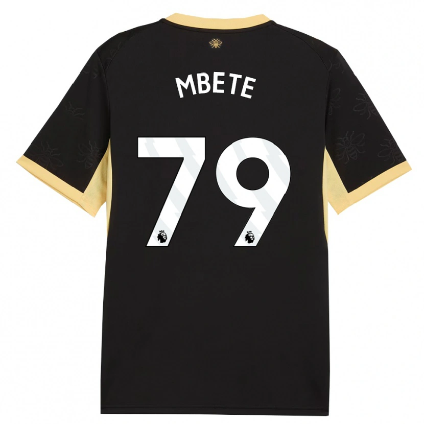 Danxen Damen Luke Mbete #79 Schwarz Gelb Auswärtstrikot Trikot 2026/27 T-Shirt
