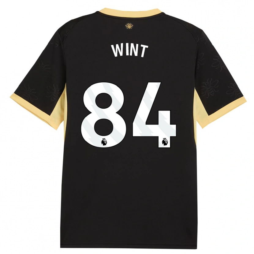 Danxen Damen Jack Wint #84 Schwarz Gelb Auswärtstrikot Trikot 2026/27 T-Shirt
