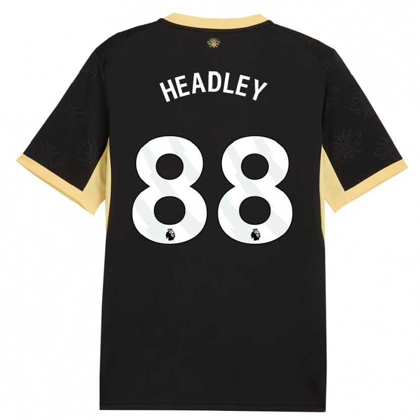 Danxen Damen Dante Headley #88 Schwarz Gelb Auswärtstrikot Trikot 2026/27 T-Shirt