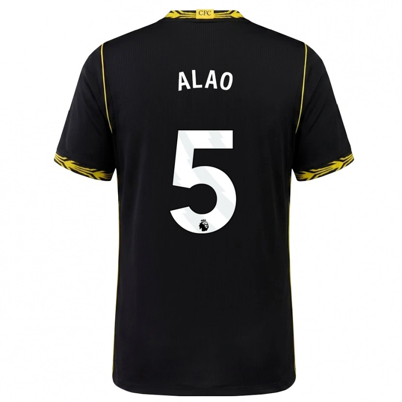 Danxen Damen Yisa Alao #5 Schwarz Gelb Auswärtstrikot Trikot 2026/27 T-Shirt