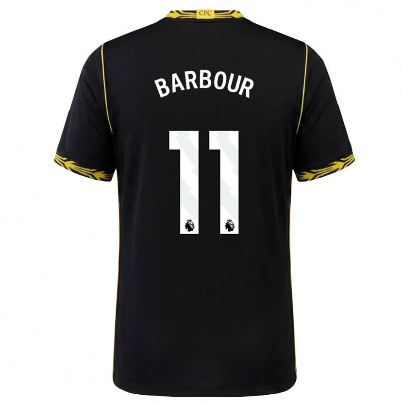 Danxen Damen Kobe Barbour #11 Schwarz Gelb Auswärtstrikot Trikot 2026/27 T-Shirt