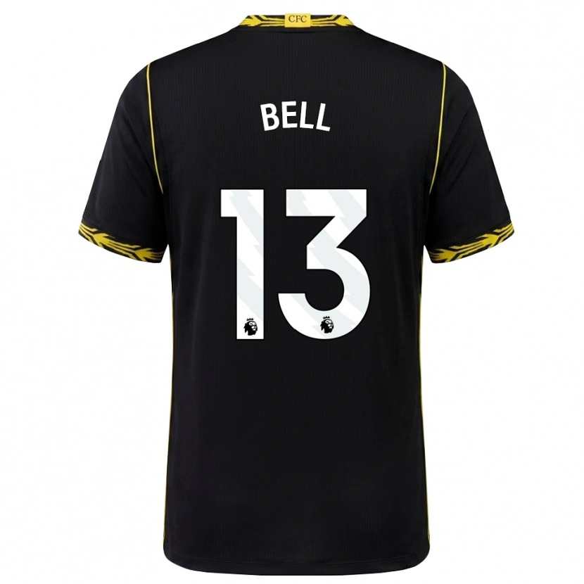 Danxen Damen Toby Bell #13 Schwarz Gelb Auswärtstrikot Trikot 2026/27 T-Shirt