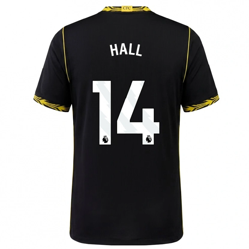 Danxen Damen Jacob Hall #14 Schwarz Gelb Auswärtstrikot Trikot 2026/27 T-Shirt
