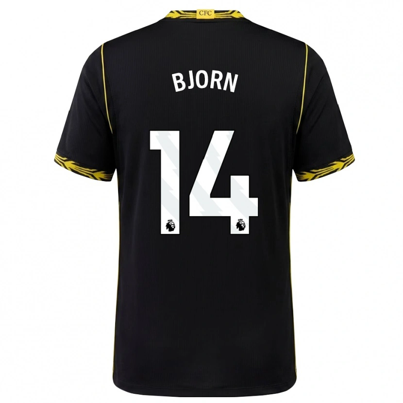 Danxen Damen Nathalie Björn #14 Schwarz Gelb Auswärtstrikot Trikot 2026/27 T-Shirt
