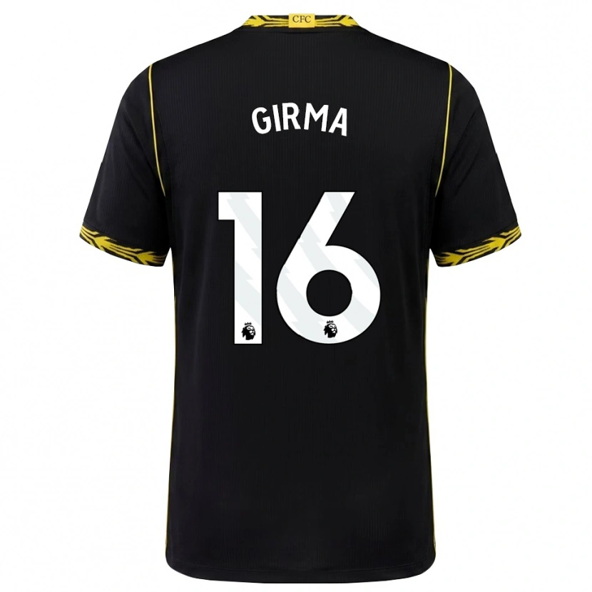 Danxen Damen Naomi Girma #16 Schwarz Gelb Auswärtstrikot Trikot 2026/27 T-Shirt