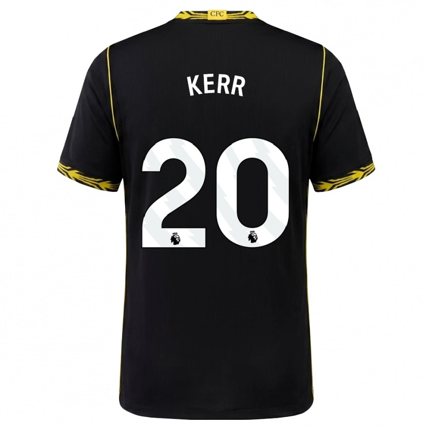 Danxen Damen Sam Kerr #20 Schwarz Gelb Auswärtstrikot Trikot 2026/27 T-Shirt