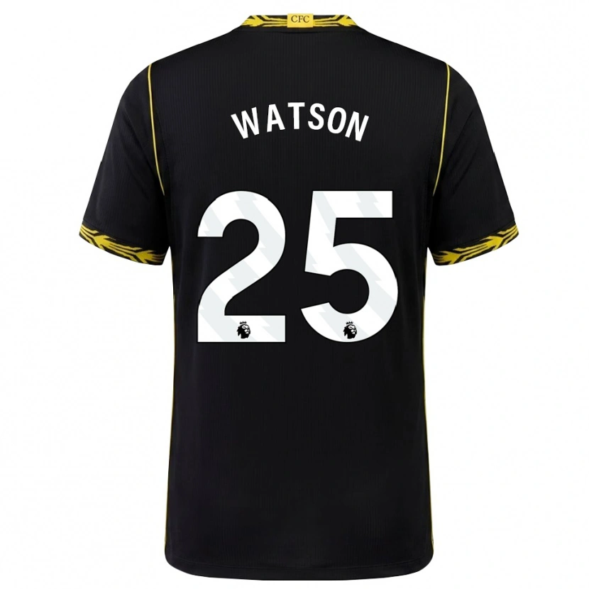 Danxen Damen Lucy Watson #25 Schwarz Gelb Auswärtstrikot Trikot 2026/27 T-Shirt