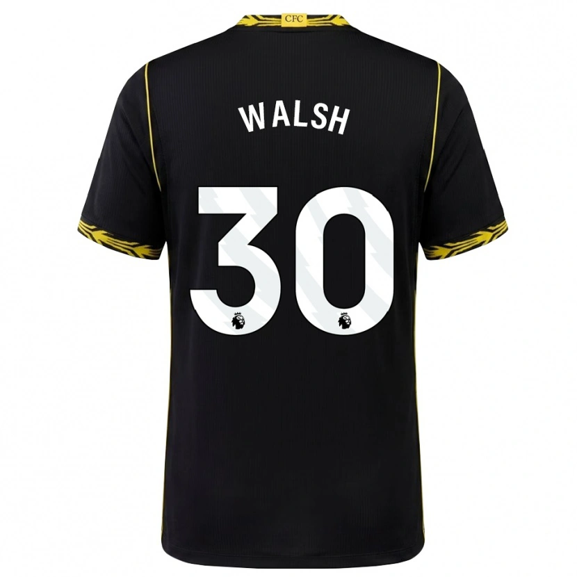 Danxen Damen Keira Walsh #30 Schwarz Gelb Auswärtstrikot Trikot 2026/27 T-Shirt