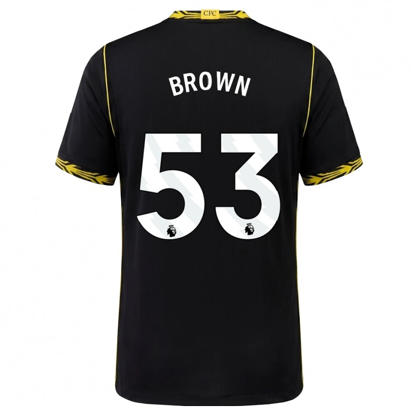 Danxen Damen Lola Brown #53 Schwarz Gelb Auswärtstrikot Trikot 2026/27 T-Shirt