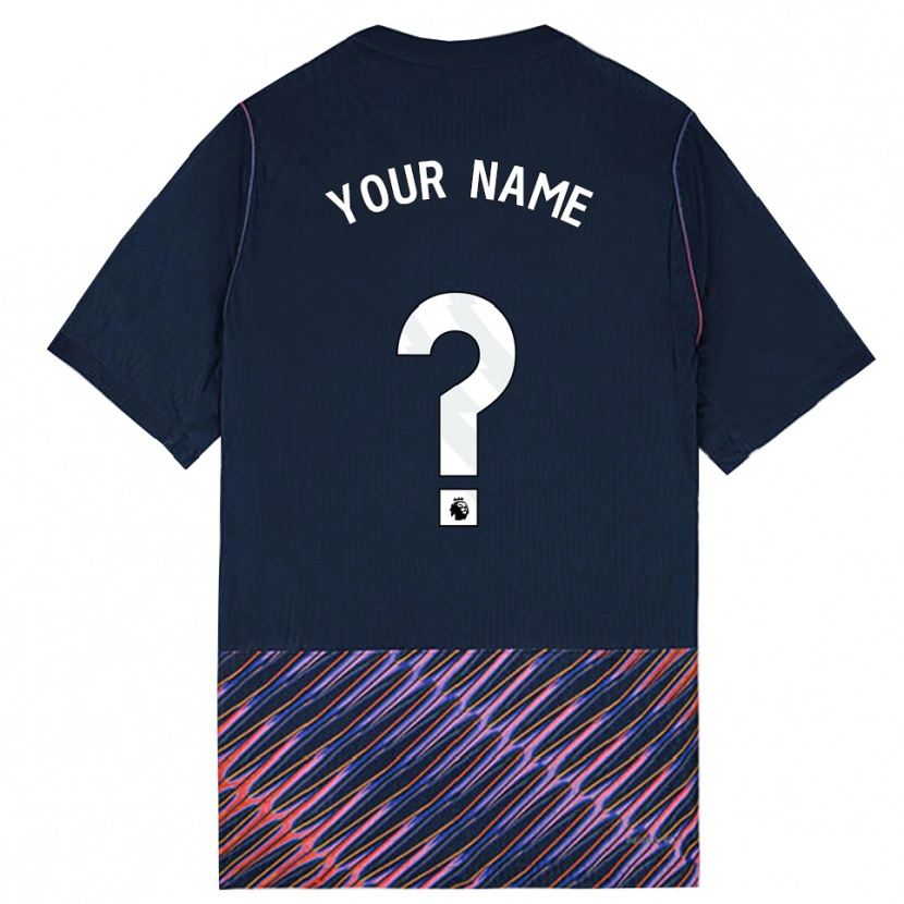 Danxen Damen Ihren Namen #0 Königlich Blau Weiß Auswärtstrikot Trikot 2026/27 T-Shirt