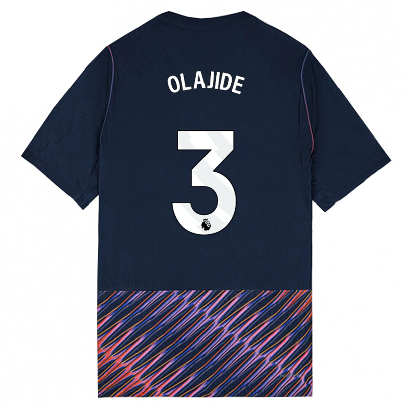 Danxen Damen Solomon Olajide #3 Königlich Blau Weiß Auswärtstrikot Trikot 2026/27 T-Shirt