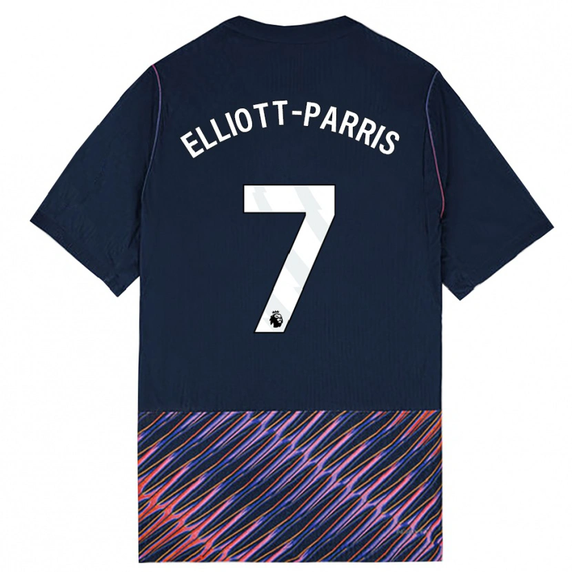 Danxen Damen Reiss Elliott-Parris #7 Königlich Blau Weiß Auswärtstrikot Trikot 2026/27 T-Shirt
