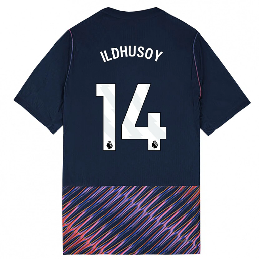 Danxen Damen Celin Bizet Ildhusøy #14 Königlich Blau Weiß Auswärtstrikot Trikot 2026/27 T-Shirt