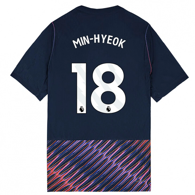 Danxen Damen Min-Hyeok Yang #18 Königlich Blau Weiß Auswärtstrikot Trikot 2026/27 T-Shirt