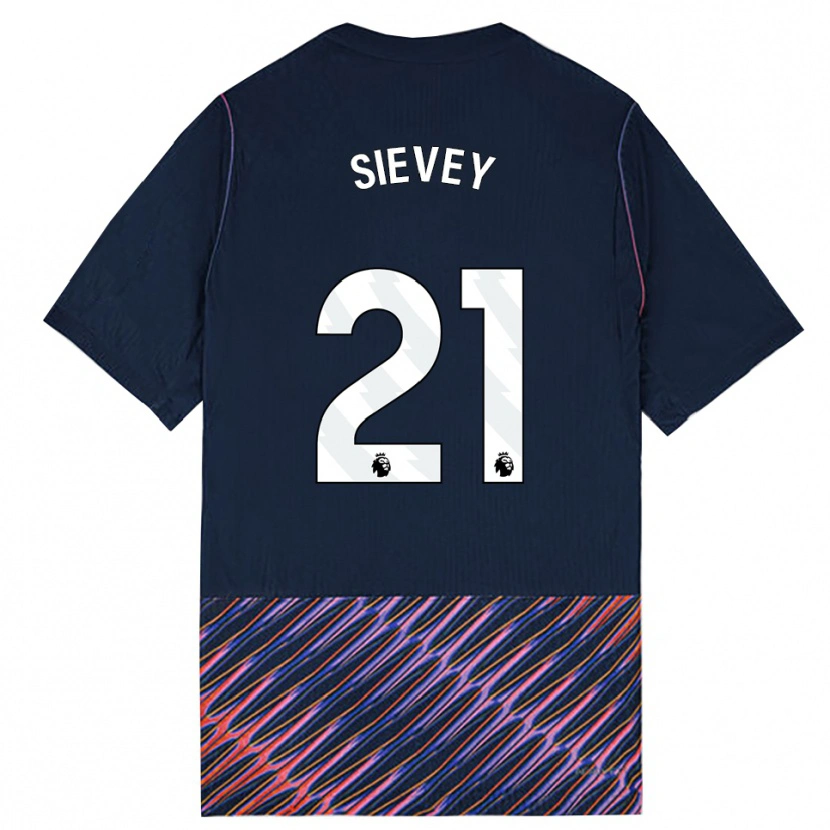 Danxen Damen Max Sievey #21 Königlich Blau Weiß Auswärtstrikot Trikot 2026/27 T-Shirt