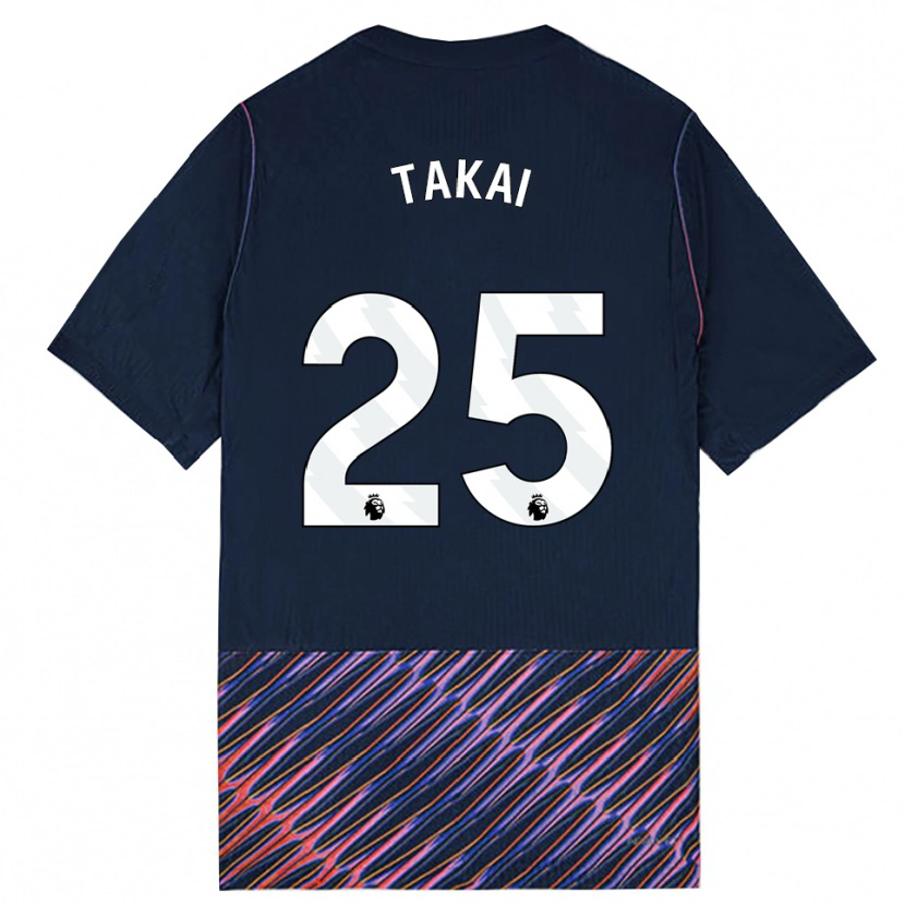Danxen Damen Kota Takai #25 Königlich Blau Weiß Auswärtstrikot Trikot 2026/27 T-Shirt