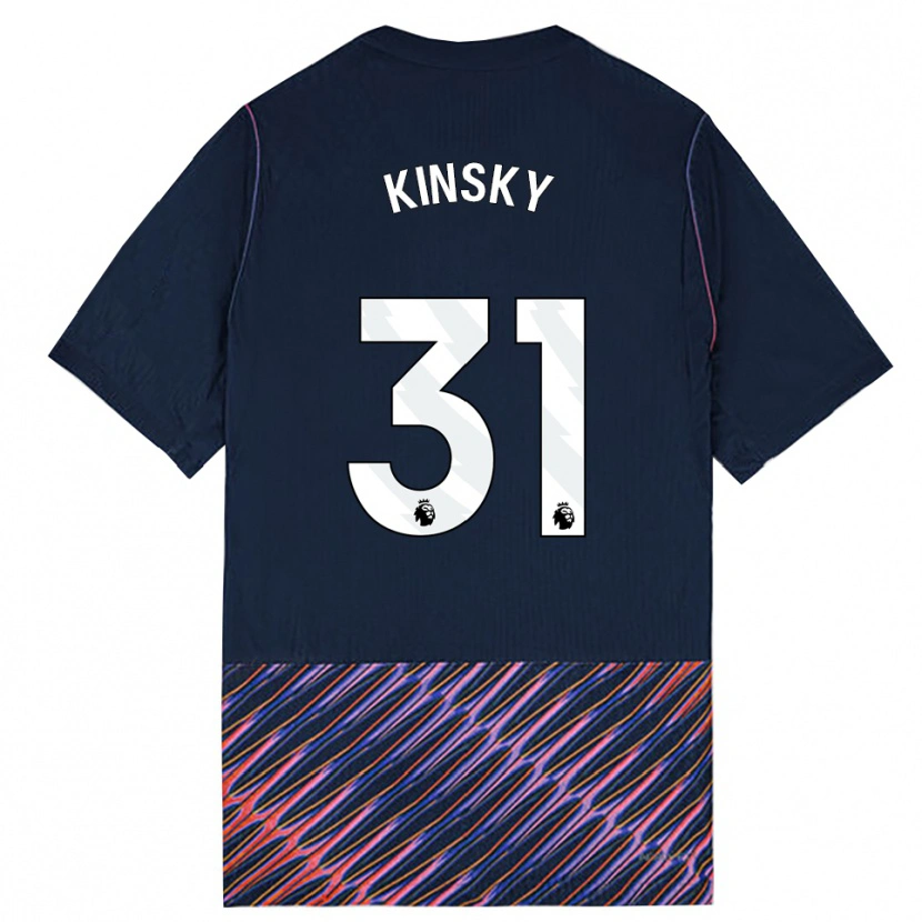Danxen Damen Antonín Kinský #31 Königlich Blau Weiß Auswärtstrikot Trikot 2026/27 T-Shirt