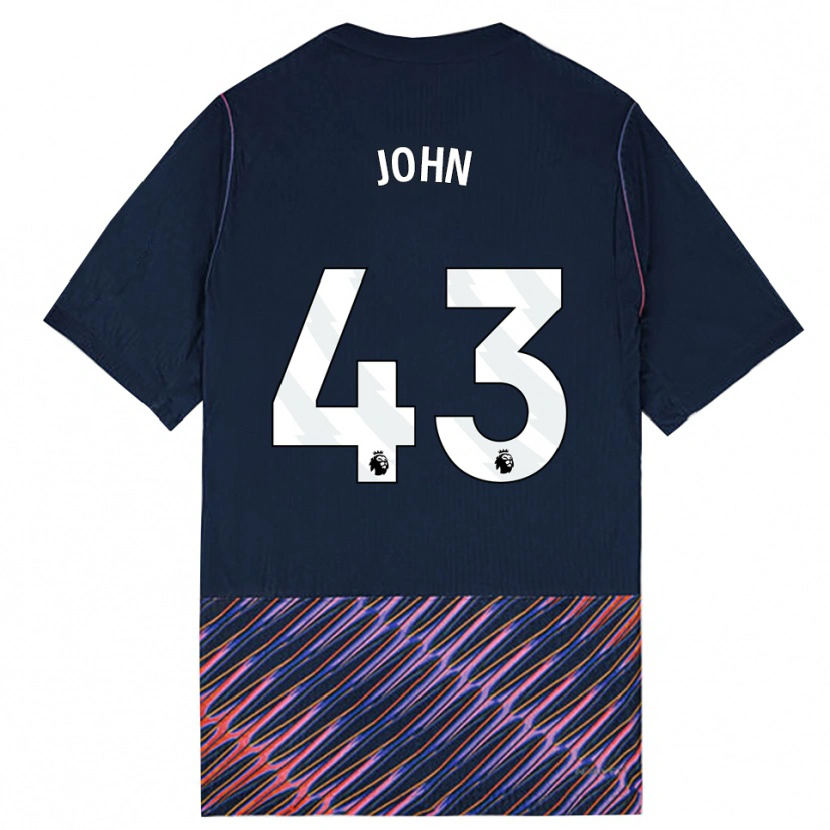 Danxen Damen Nile John #43 Königlich Blau Weiß Auswärtstrikot Trikot 2026/27 T-Shirt