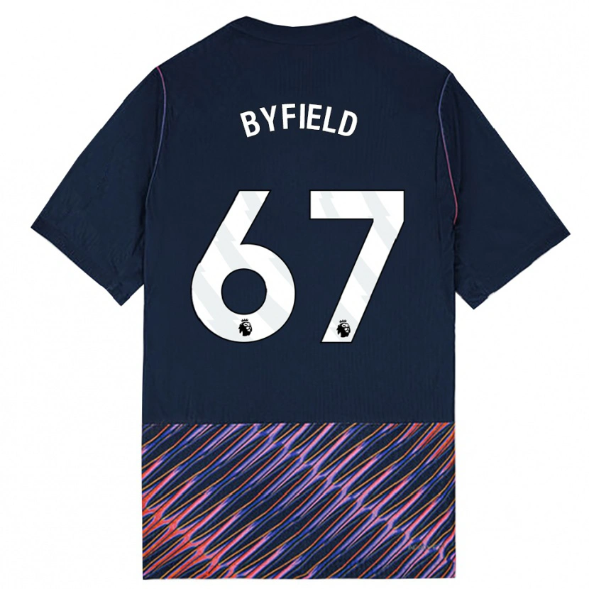 Danxen Damen Jun'ai Byfield #67 Königlich Blau Weiß Auswärtstrikot Trikot 2026/27 T-Shirt