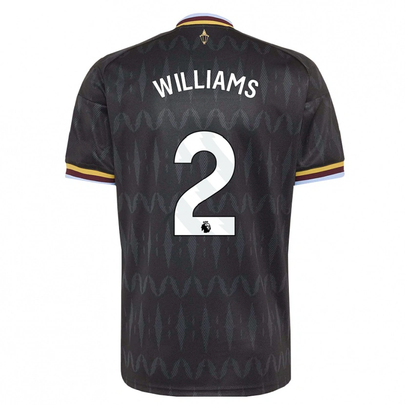 Danxen Damen Fabian Williams #2 Kornblumenblau Schwarz Gelb Auswärtstrikot Trikot 2026/27 T-Shirt