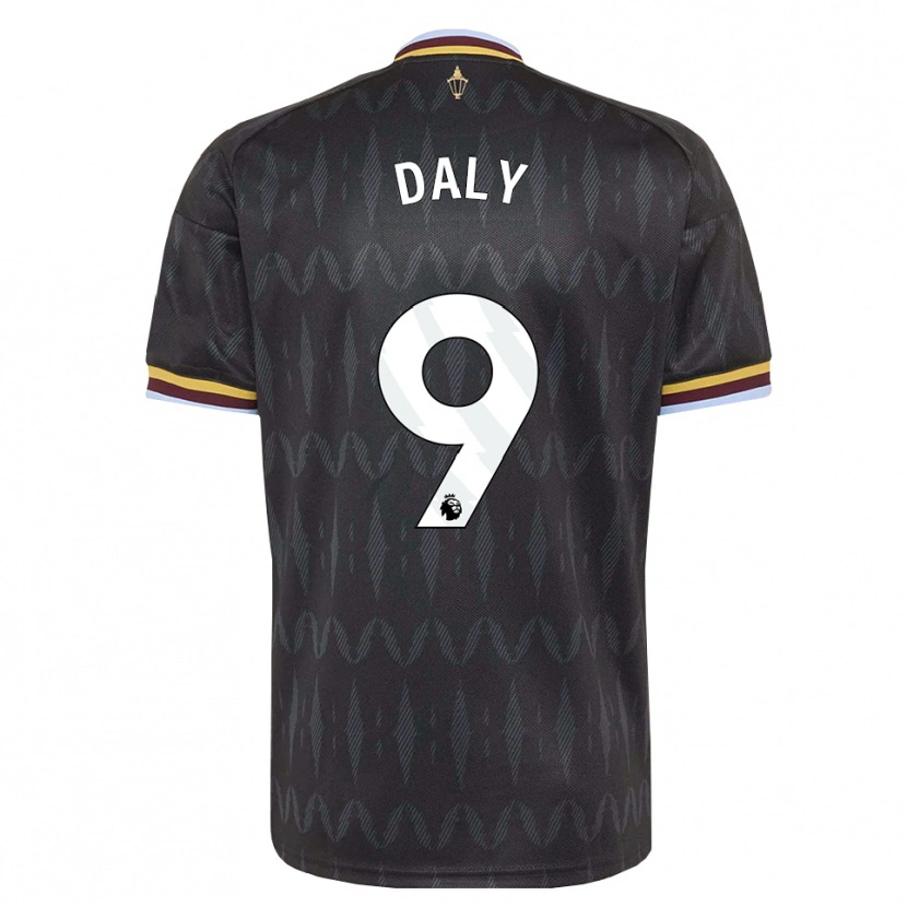 Danxen Damen Rachel Daly #9 Kornblumenblau Schwarz Gelb Auswärtstrikot Trikot 2026/27 T-Shirt