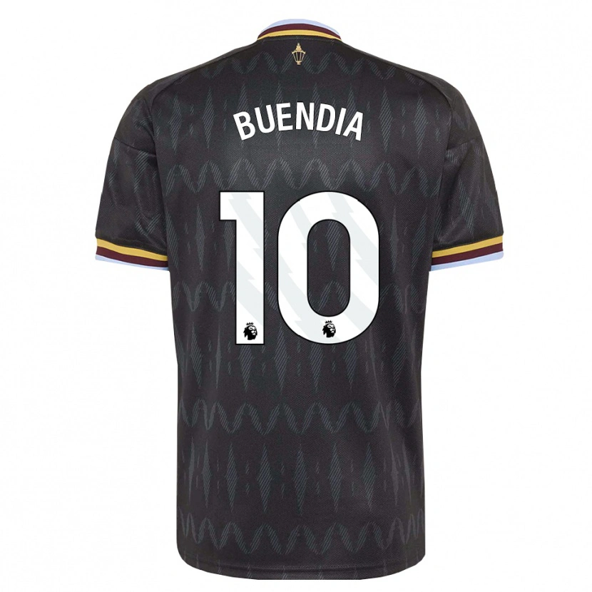 Danxen Damen Emiliano Buendía #10 Kornblumenblau Schwarz Gelb Auswärtstrikot Trikot 2026/27 T-Shirt