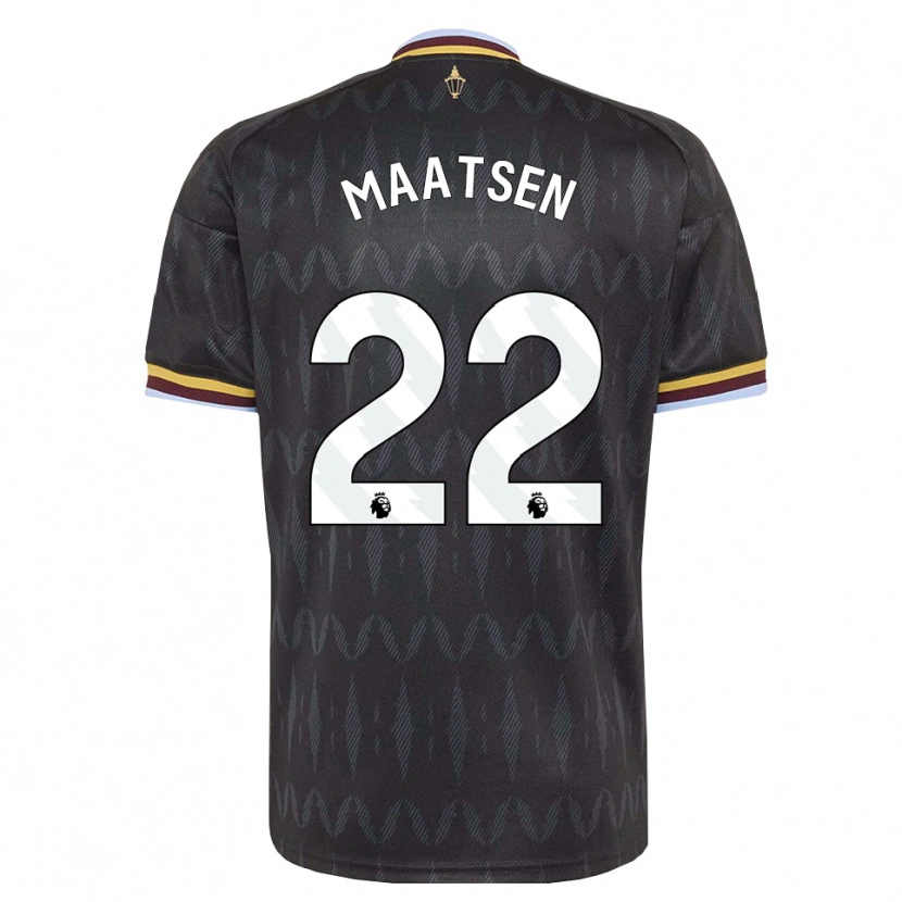 Danxen Damen Ian Maatsen #22 Kornblumenblau Schwarz Gelb Auswärtstrikot Trikot 2026/27 T-Shirt