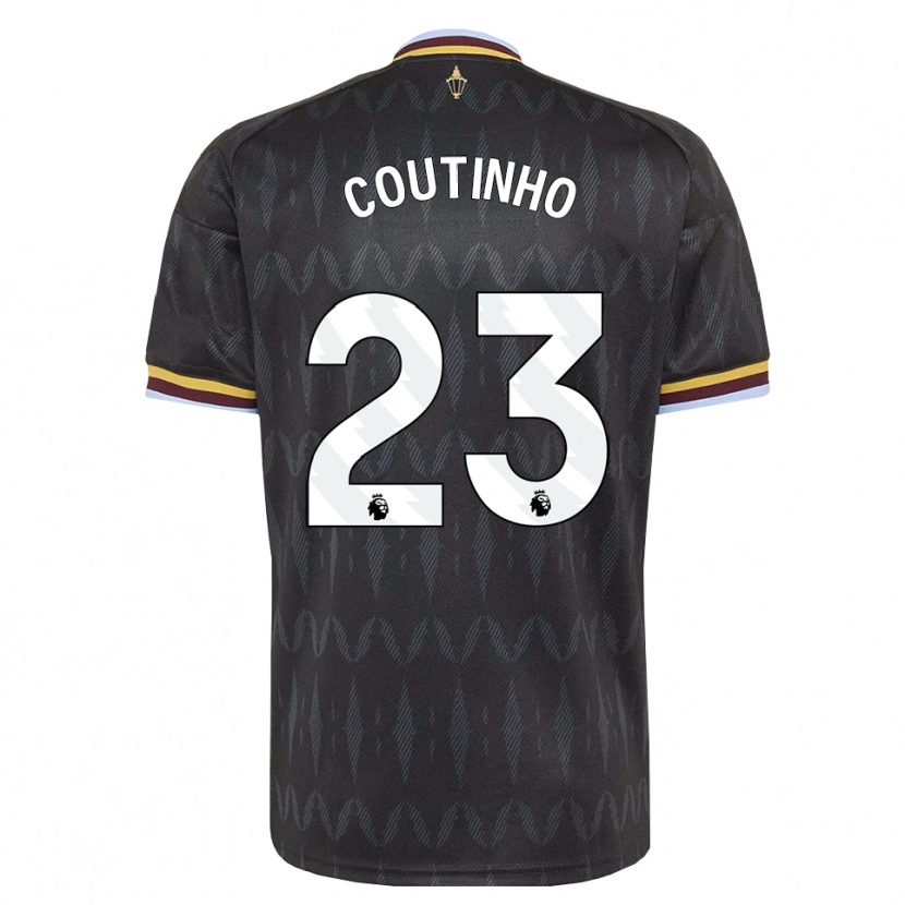 Danxen Damen Philippe Coutinho #23 Kornblumenblau Schwarz Gelb Auswärtstrikot Trikot 2026/27 T-Shirt