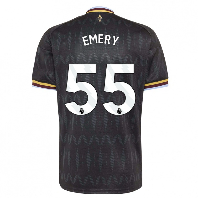 Danxen Damen Lander Emery #55 Kornblumenblau Schwarz Gelb Auswärtstrikot Trikot 2026/27 T-Shirt