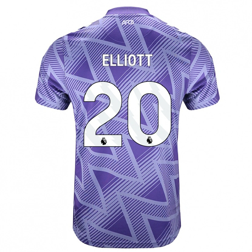 Danxen Damen Kaitlyn Elliott #20 Blassesviolett Rot Weiß Auswärtstrikot Trikot 2026/27 T-Shirt