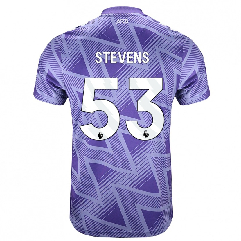 Danxen Damen Charlie Stevens #53 Blassesviolett Rot Weiß Auswärtstrikot Trikot 2026/27 T-Shirt