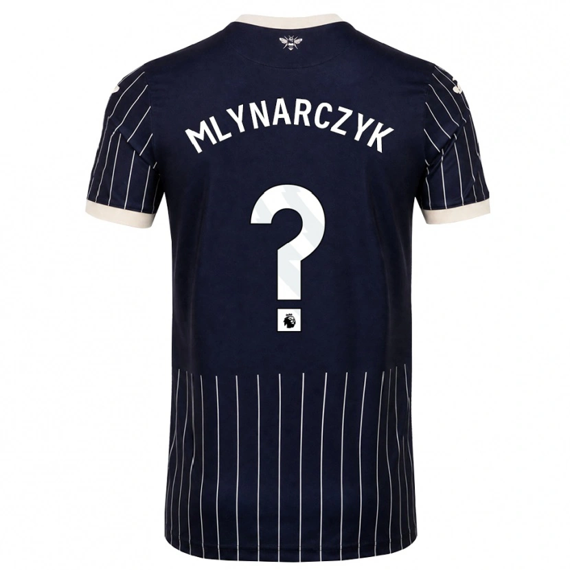Danxen Damen Adam Mlynarczyk #0 Schwarz Weiß Auswärtstrikot Trikot 2026/27 T-Shirt